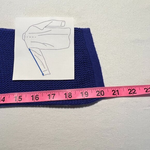 💙Talbots Size Large Cotton-Blend Cardigan Effortless Fall Layer Style Bold crop - Picture 8 of 8